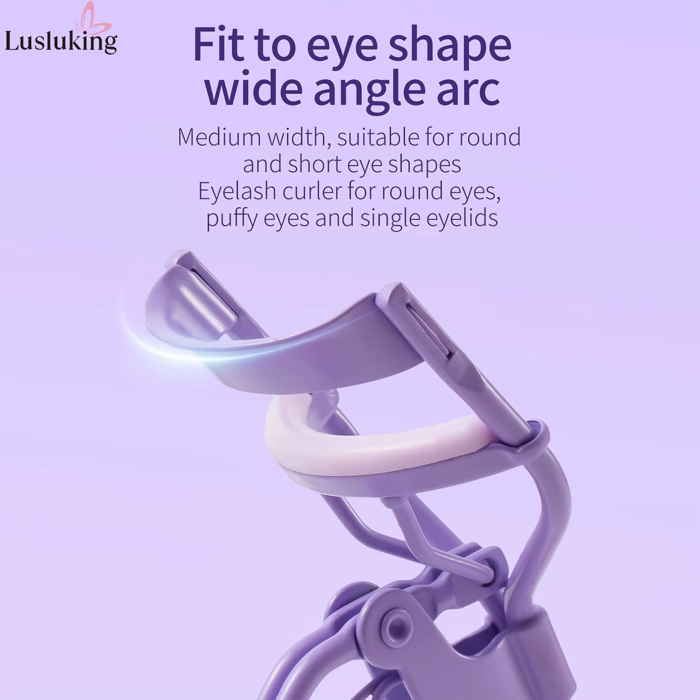 1Pc Eyelash Curler with Soft Silicone Pad Women Eyelashes Curling Clip Long Lasting Lift Lashes Makeup Accessories Cosmetic Tool