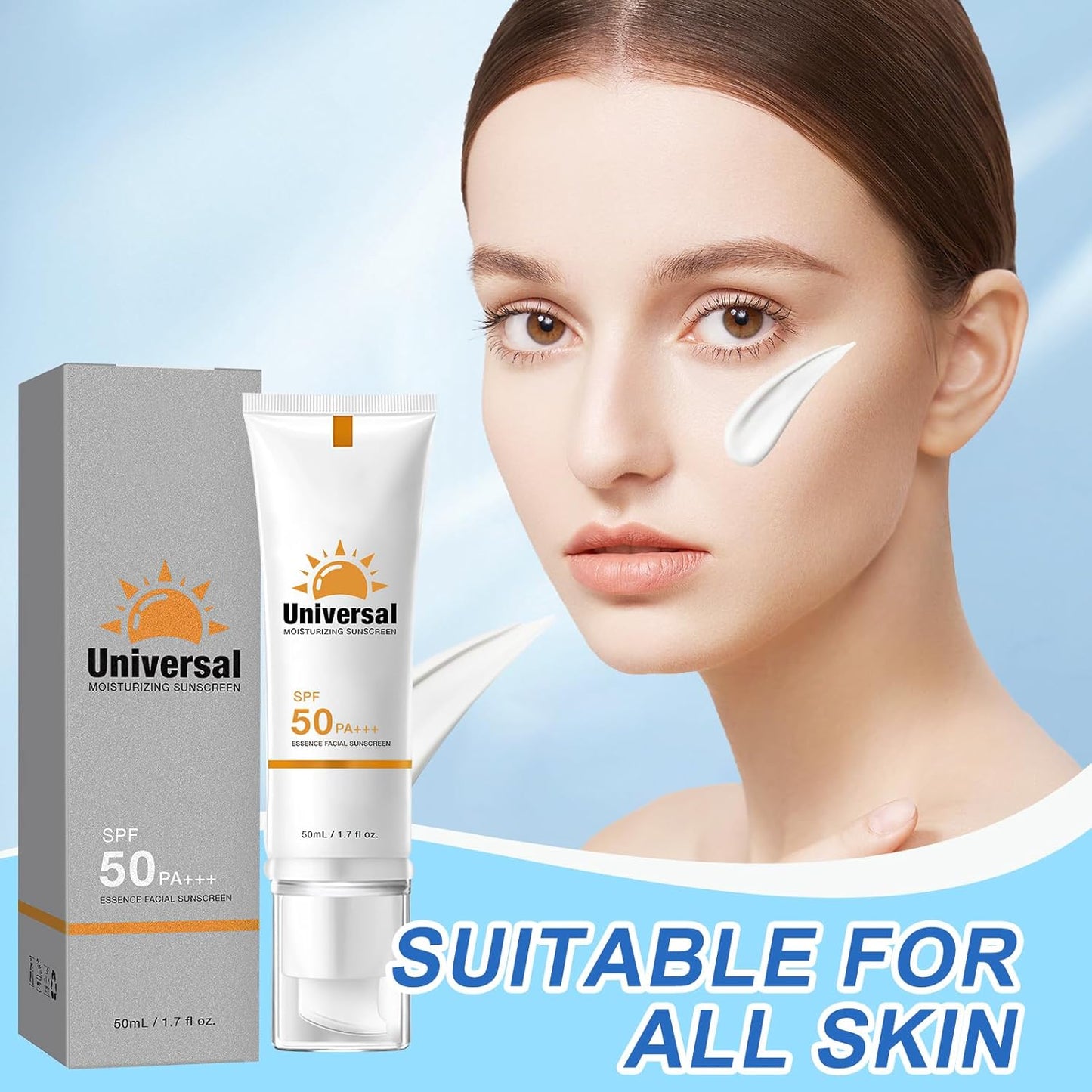 2 protectores solares faciales protección 50