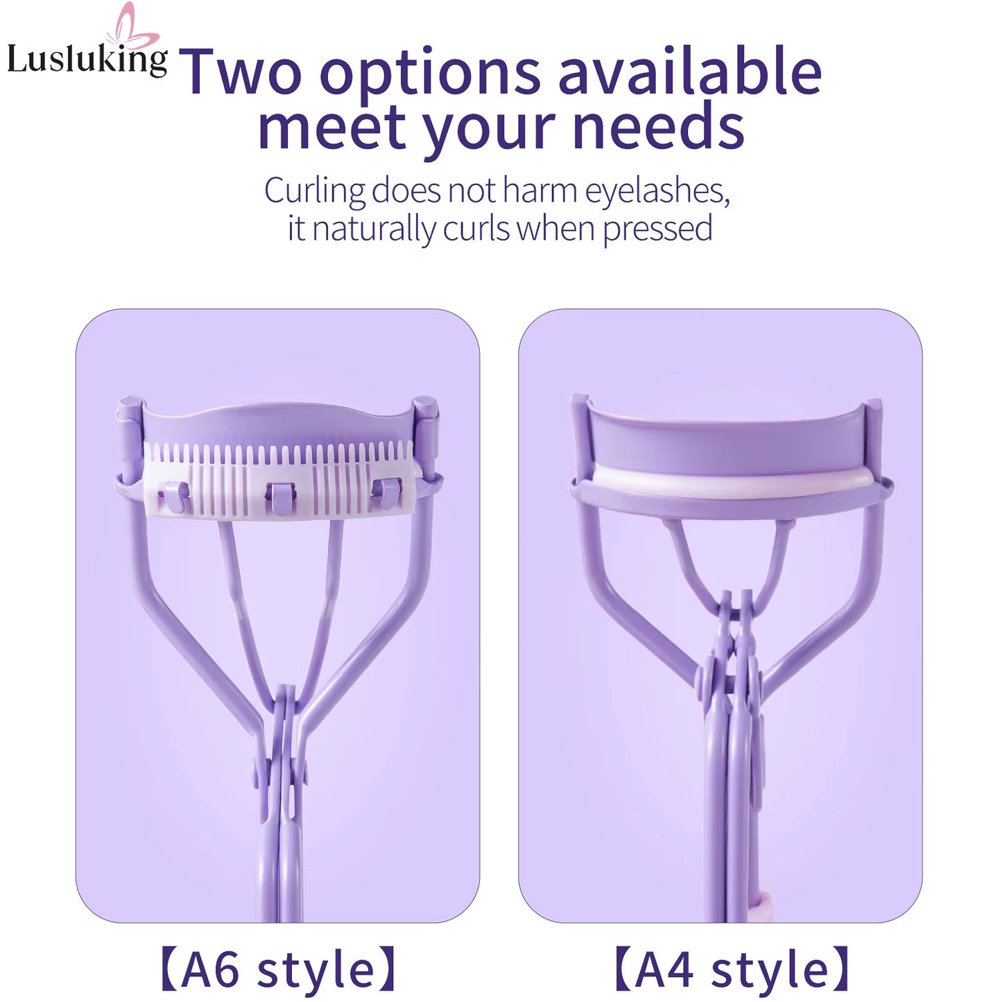 1Pc Eyelash Curler with Soft Silicone Pad Women Eyelashes Curling Clip Long Lasting Lift Lashes Makeup Accessories Cosmetic Tool