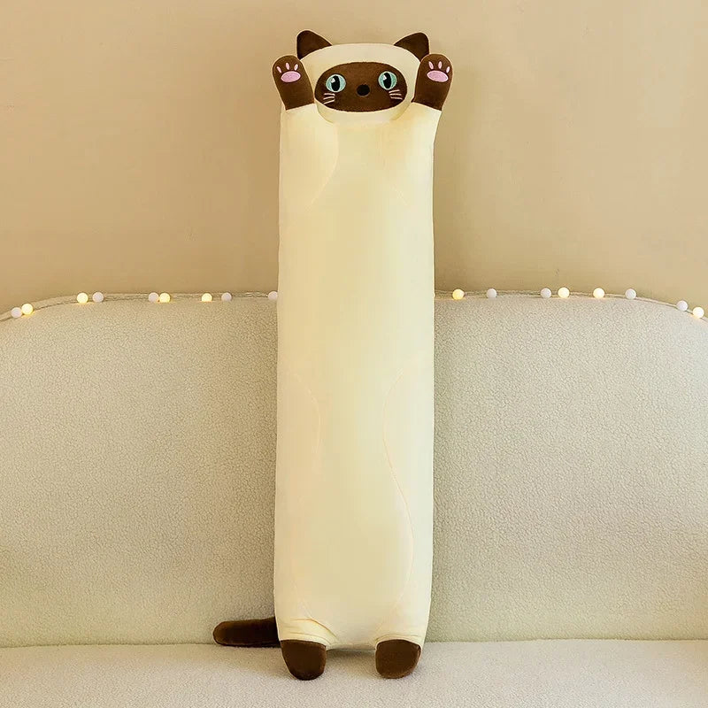 Peluche de gato largo de 90cm