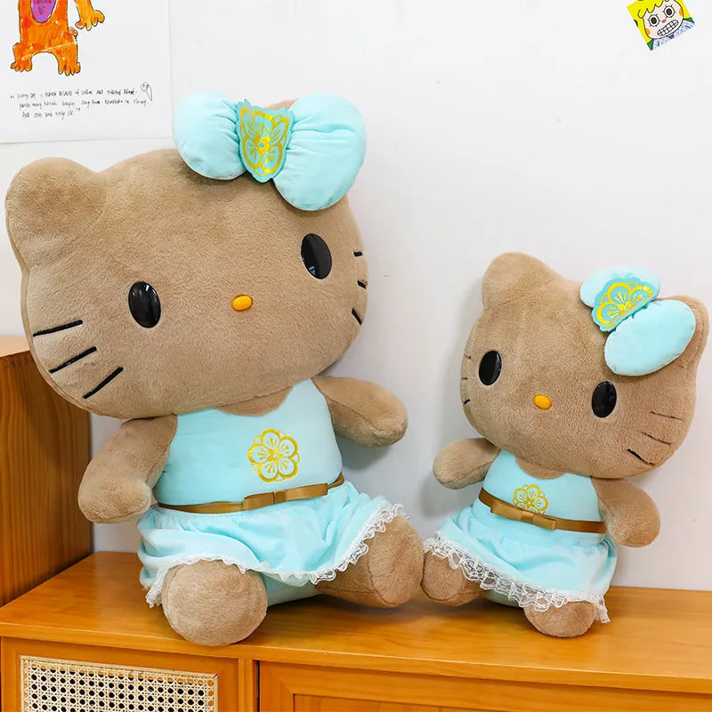 Peluche de Hello Kitty vestido azul