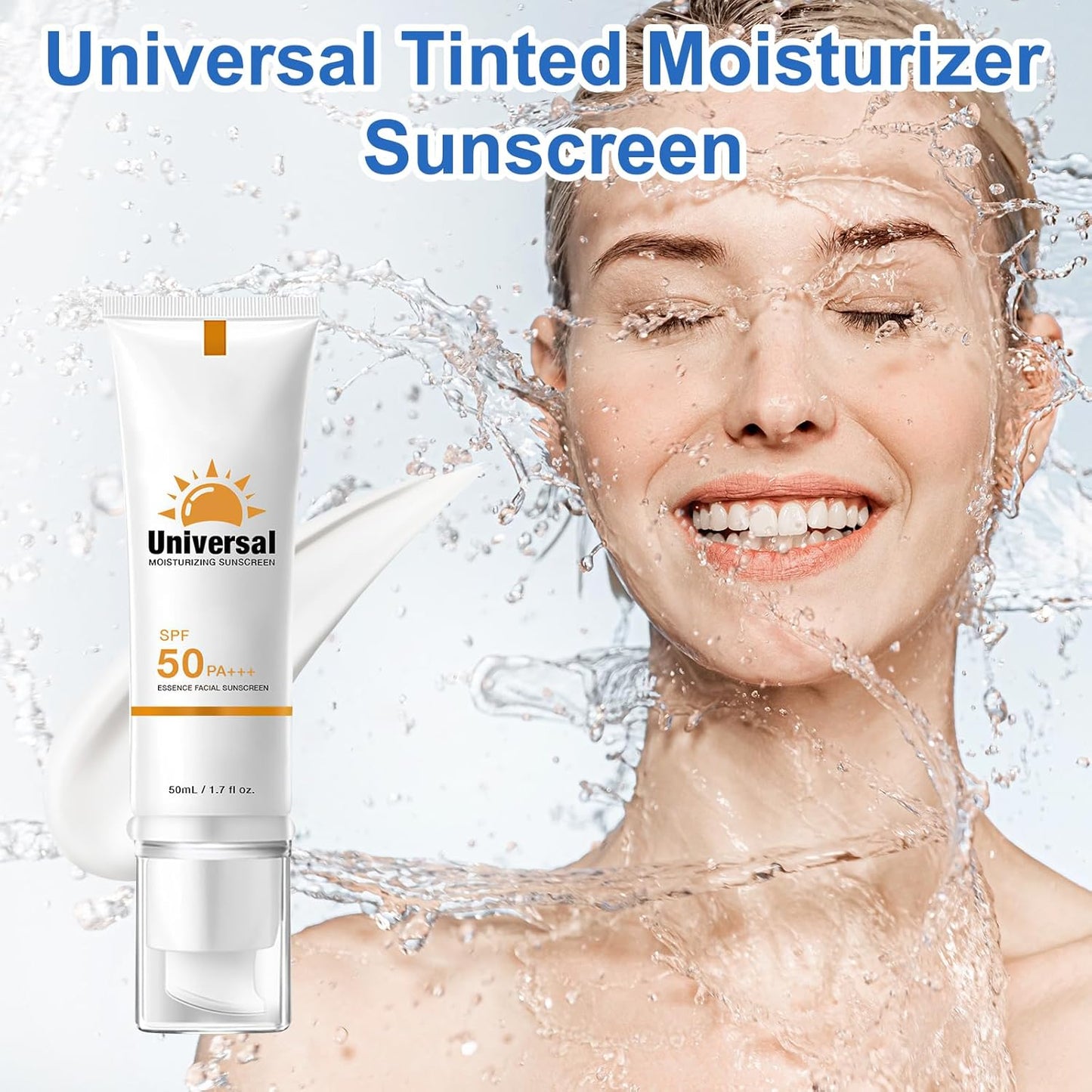 2 protectores solares faciales protección 50