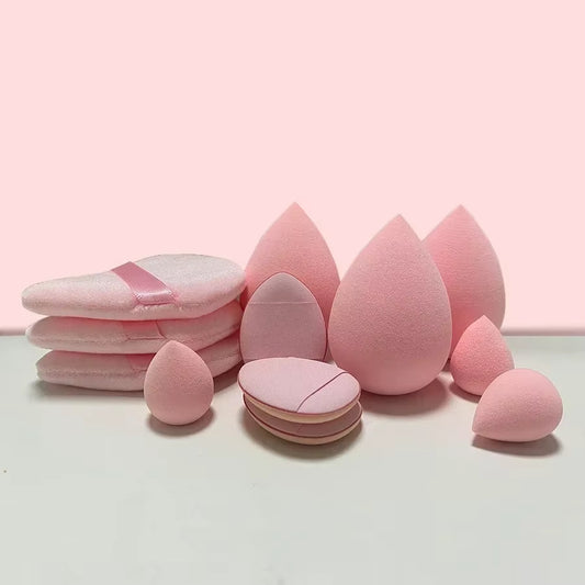 12 esponjas cosméticas para maquillaje