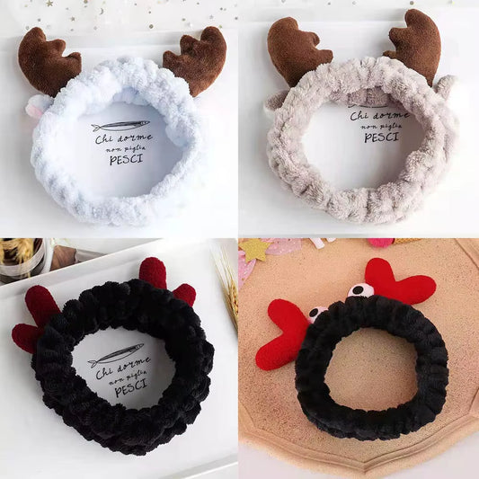 diademas de lana coral 