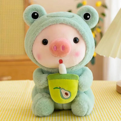 Peluche de cerdo kawai