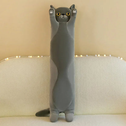 Peluche de gato largo de 90cm