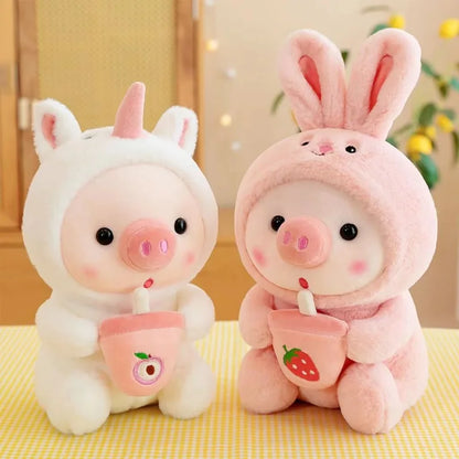 Peluche de cerdo kawai