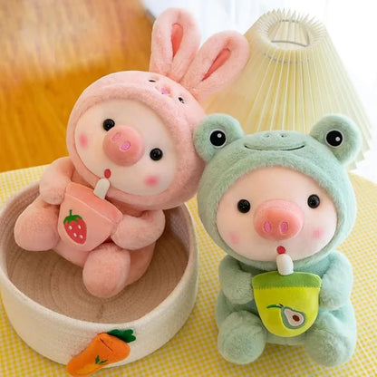 Peluche de cerdo kawai