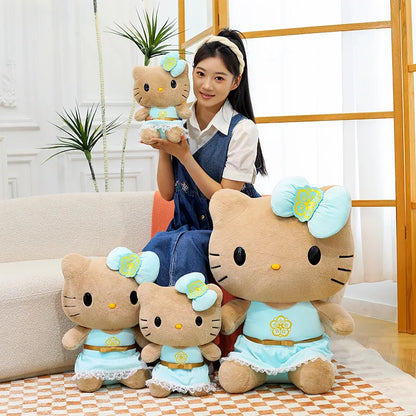 Peluche de Hello Kitty vestido azul
