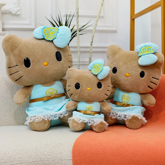 Peluche de Hello Kitty vestido azul