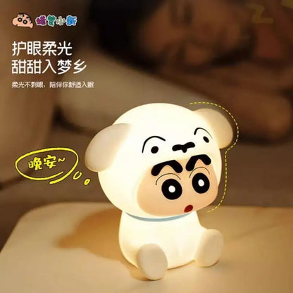Lámpara de noche pequeña de Shin Chan