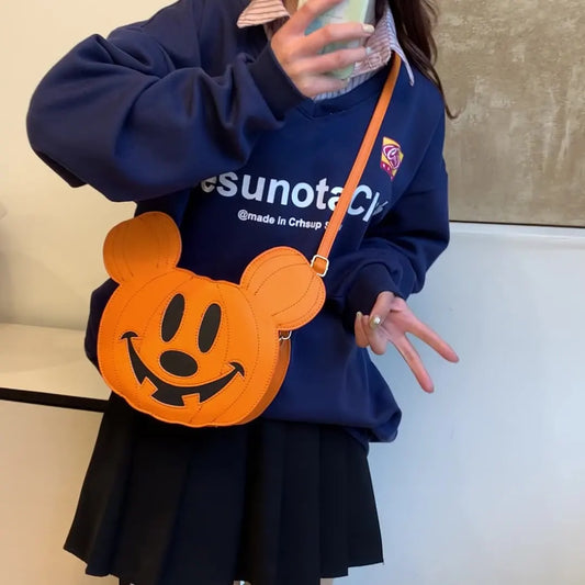 Bolso cruzado de calabaza de Halloween de Mickey Mouse