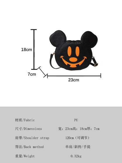 Bolso cruzado de calabaza de Halloween de Mickey Mouse