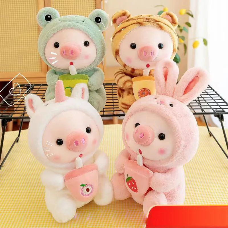 Peluche de cerdo kawai