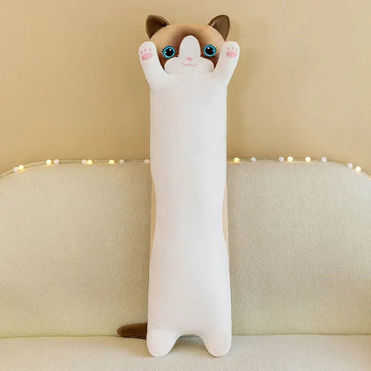 Peluche de gato largo de 90cm