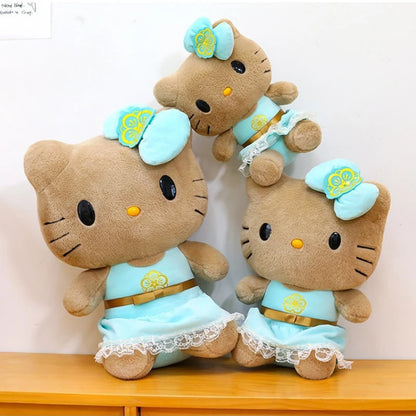 Peluche de Hello Kitty vestido azul