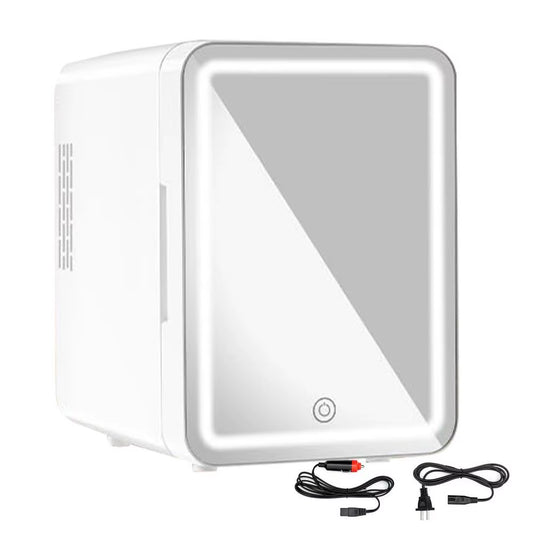 Refrigerador termoeléctrico ideal para maquillaje y cosméticos.