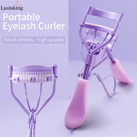 1Pc Eyelash Curler with Soft Silicone Pad Women Eyelashes Curling Clip Long Lasting Lift Lashes Makeup Accessories Cosmetic Tool
